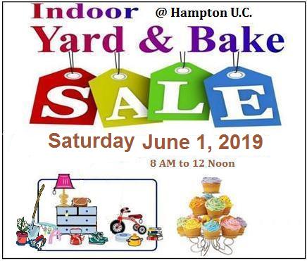 Indoor Yard & Bake Sale tools added 2019